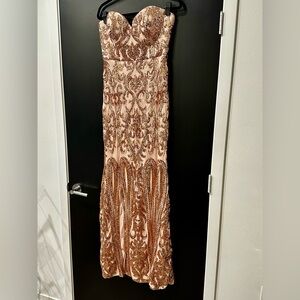Elegant Embellished Evening Gown